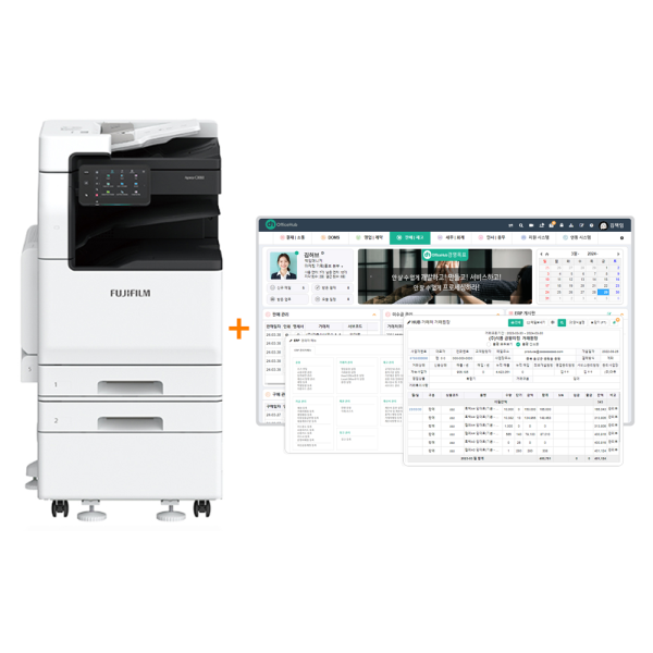 Apeos C2060 복합기 팩스포함 + 그룹웨어 클라우드 10명